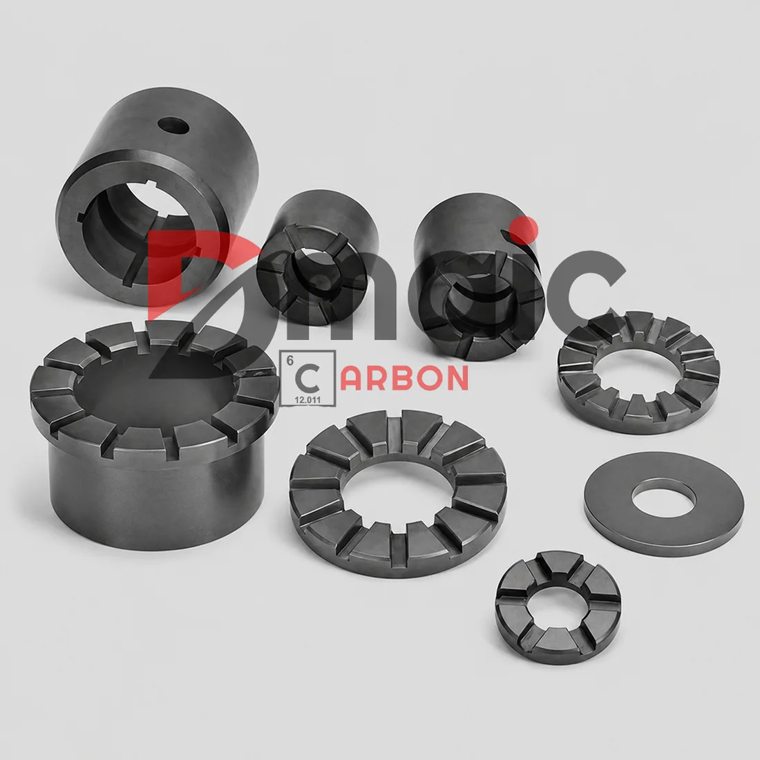 Carbon Thrust Bearings manufactured by Dmaic Carbon